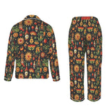 Baha Ranch Colores De Mexico - Mexican Culture Satin Pajamas - Baha Ranch Western Wear - Flyclothing LLC