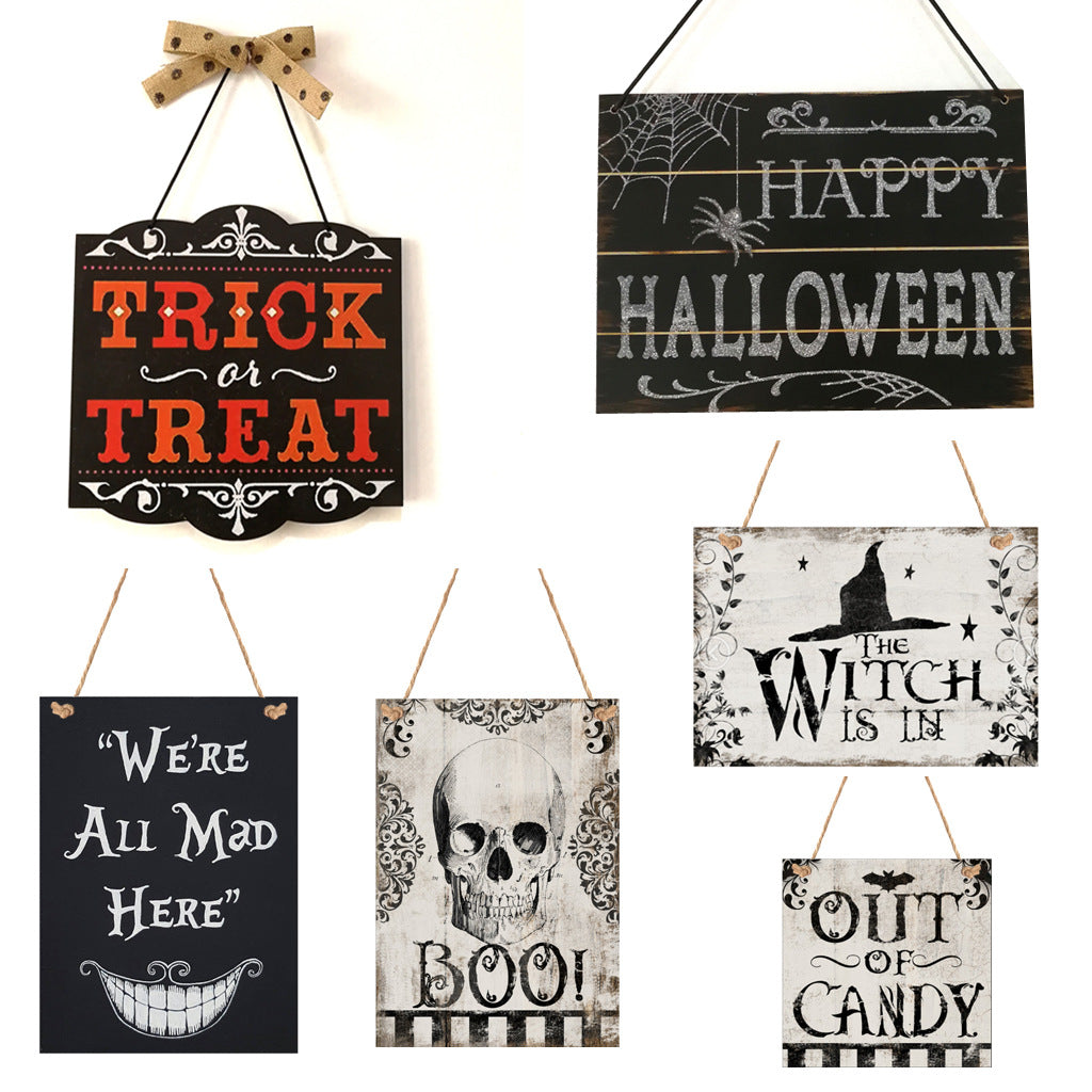 Halloween decoration hanging board - My Store - Flyclothing LLC