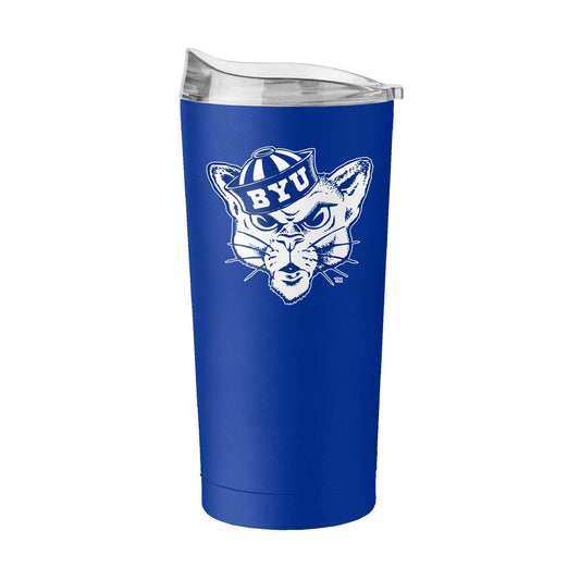 BYU Vault Royal 20oz Powder Coat Tumbler - Logo Brands - Flyclothing LLC