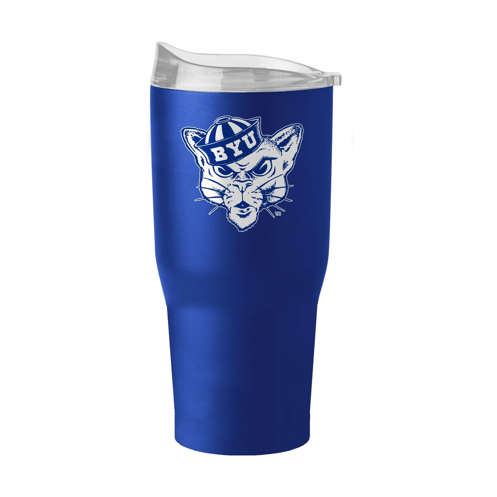 BYU Vault Royal 30oz Powder Coat Tumbler - Logo Brands - Flyclothing LLC