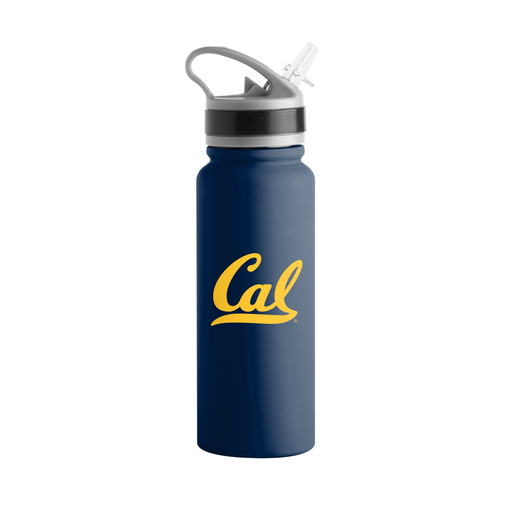 Cal-Berkeley 25oz Campus Color Letterman Stainless Single Wall Flip Top Bottle - Logo Brands - Flyclothing LLC