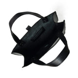 Ebony Elegance Leather Tote - Classy Leather Bags - Flyclothing LLC