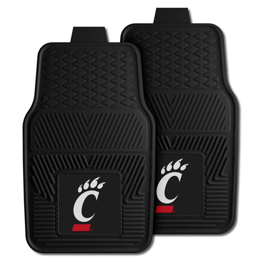 Cincinnati Bearcats Heavy Duty Car Mat Set - 2 Pieces - Cincinnati