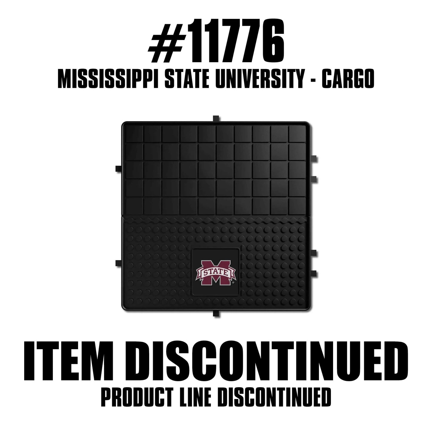 Mississippi State Bulldogs Heavy Duty Cargo Mat 31"x31" - Mississippi State - Flyclothing LLC
