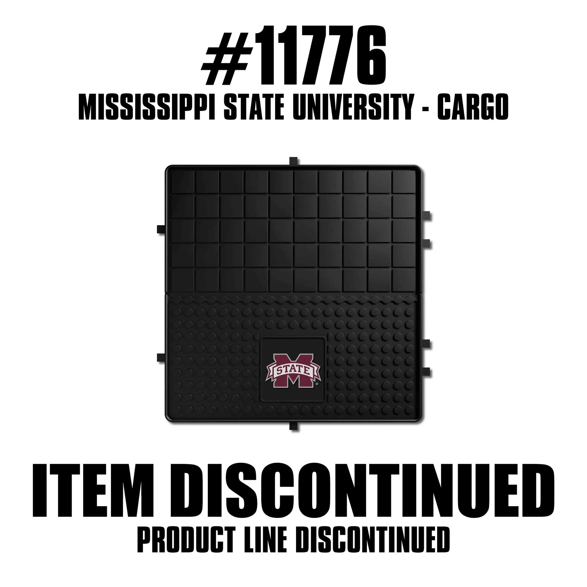 Mississippi State Bulldogs Heavy Duty Cargo Mat 31"x31" - Mississippi State - Flyclothing LLC