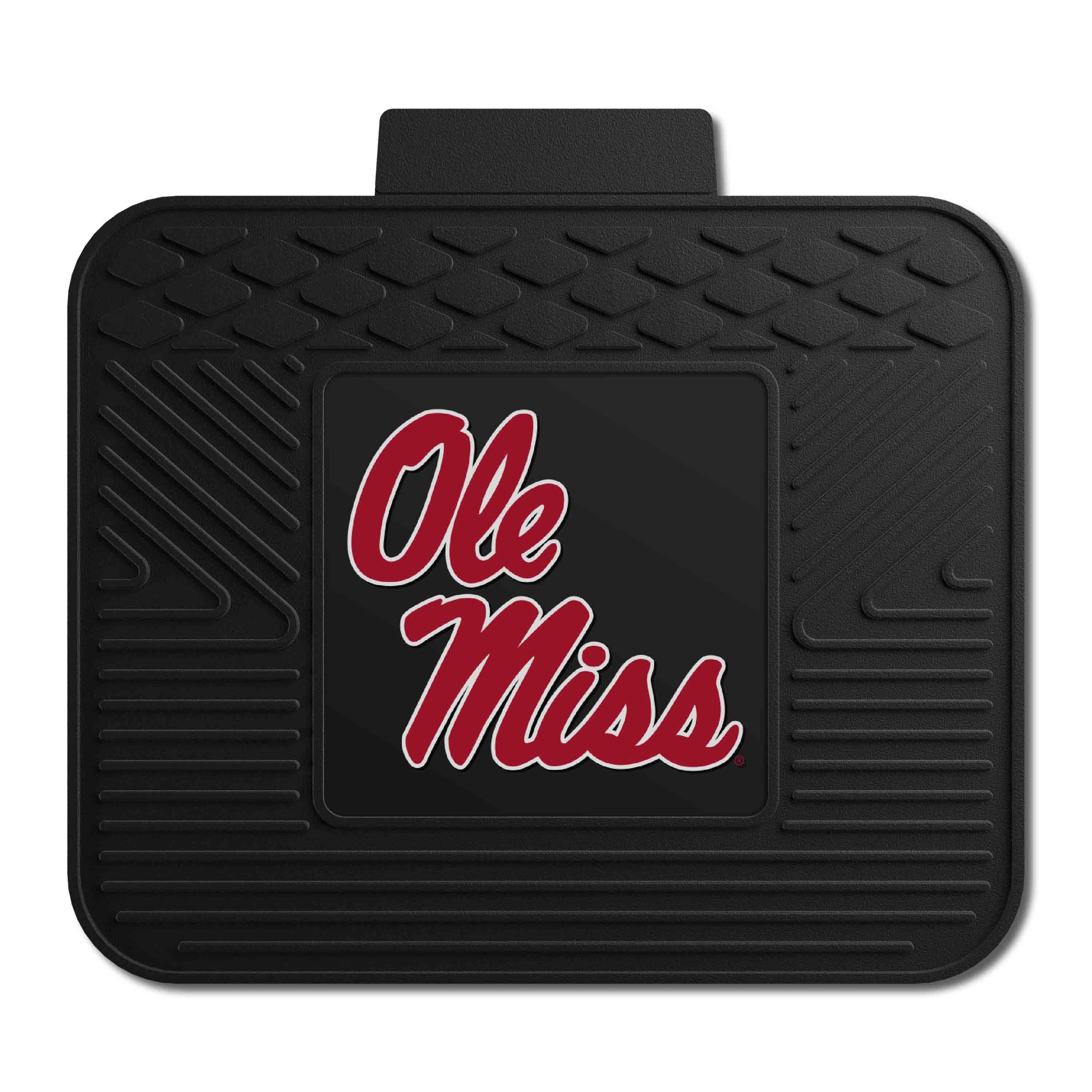 Ole Miss Rebels Back Seat Car Utility Mat - 14in. x 17in. - Ole Miss