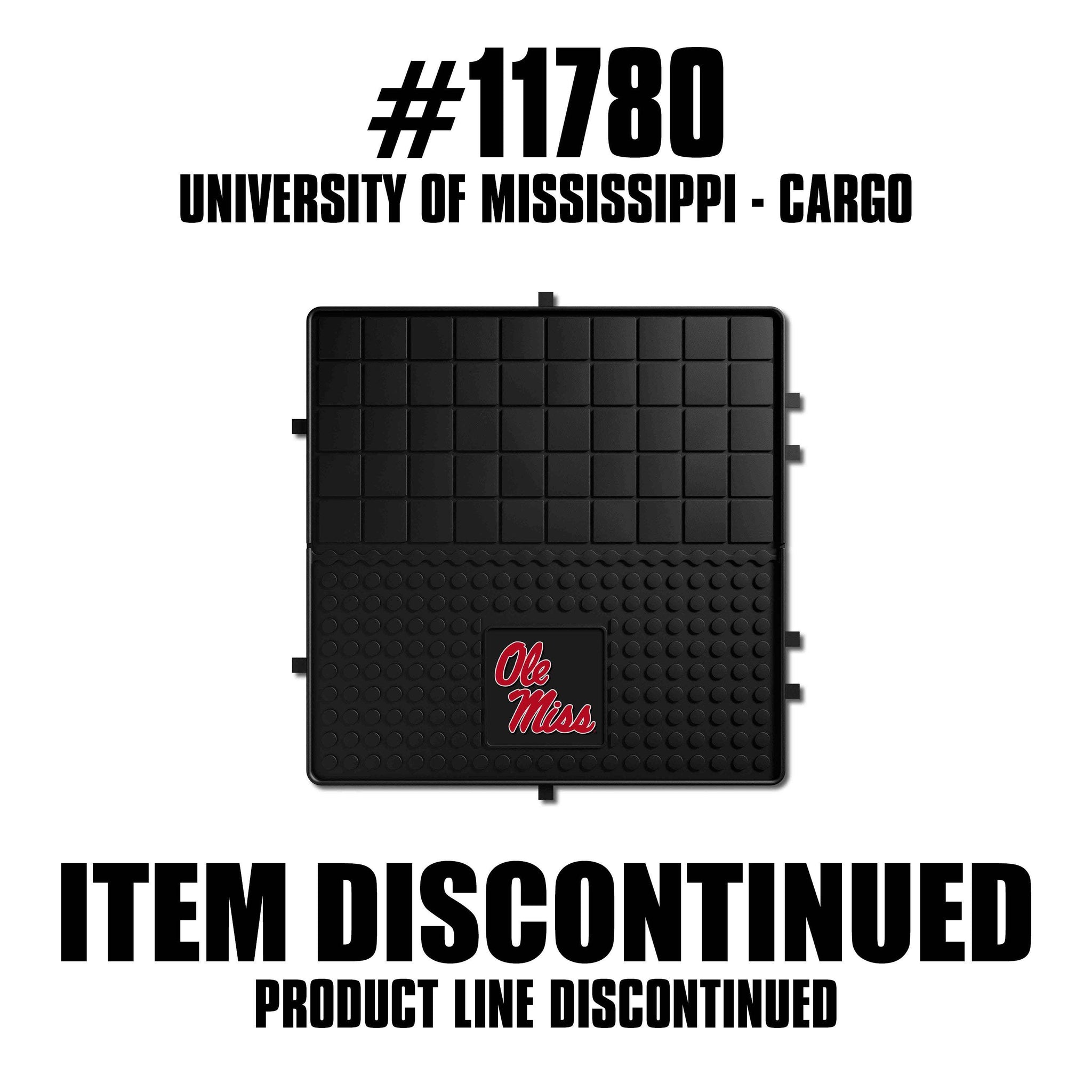 Ole Miss Rebels Heavy Duty Cargo Mat 31"x31" - Ole Miss - Flyclothing LLC