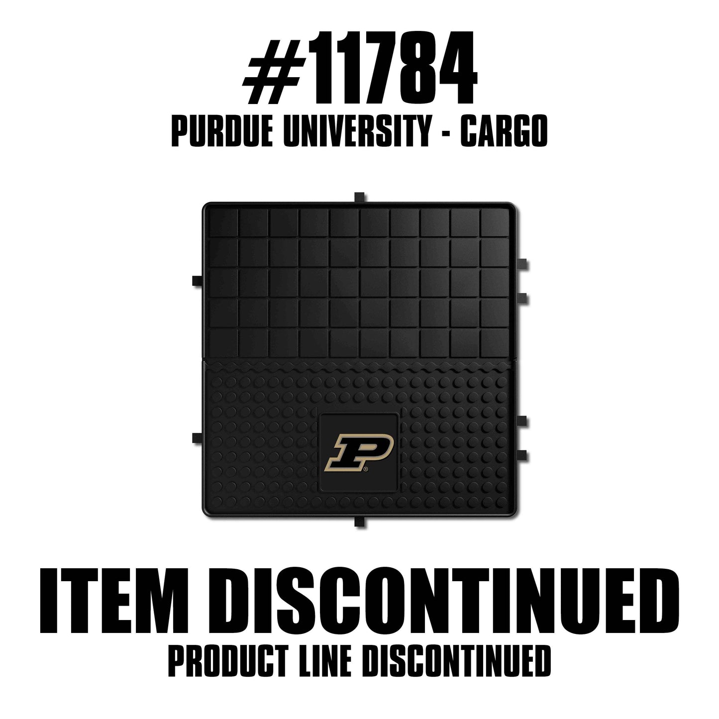 Purdue Boilermakers Heavy Duty Cargo Mat 31"x31" - Purdue - Flyclothing LLC