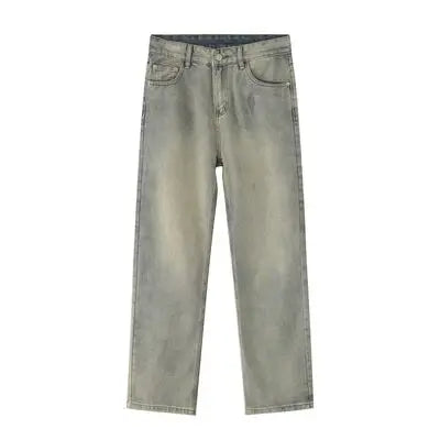 Straight Leg Jeans with Pockets - Trendsi - Flyclothing LLC