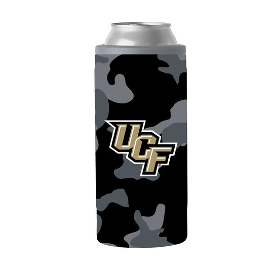 UCF Black Camo 12oz Slim Can Coolie - Logo Brands - Flyclothing LLC