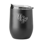 Central Florida 16oz Gun Metal Powder Coat Curved Beverage