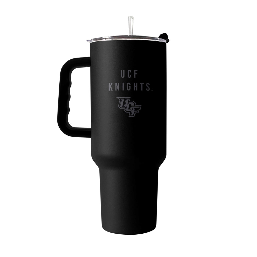 Central Florida 40oz Black Tonal Powder Coat Tumbler - Logo Brands - Flyclothing LLC