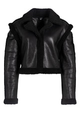Tali CF Leather Jacket, Black