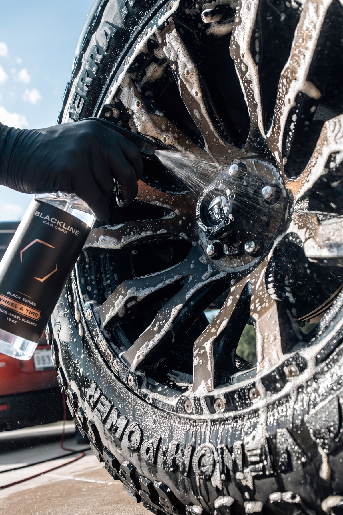 BLACKLINE® WHEEL N' TIRE CLEANER - Blackline Car Care - Flyclothing LLC