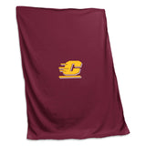 Central Michigan Sweatshirt Blanket (Screened) - Logo Brands - Flyclothing LLC