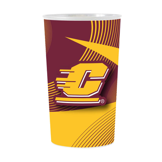 Central MI Geo Pattern 4-Pack Hardwall Cup - Logo Brands - Flyclothing LLC