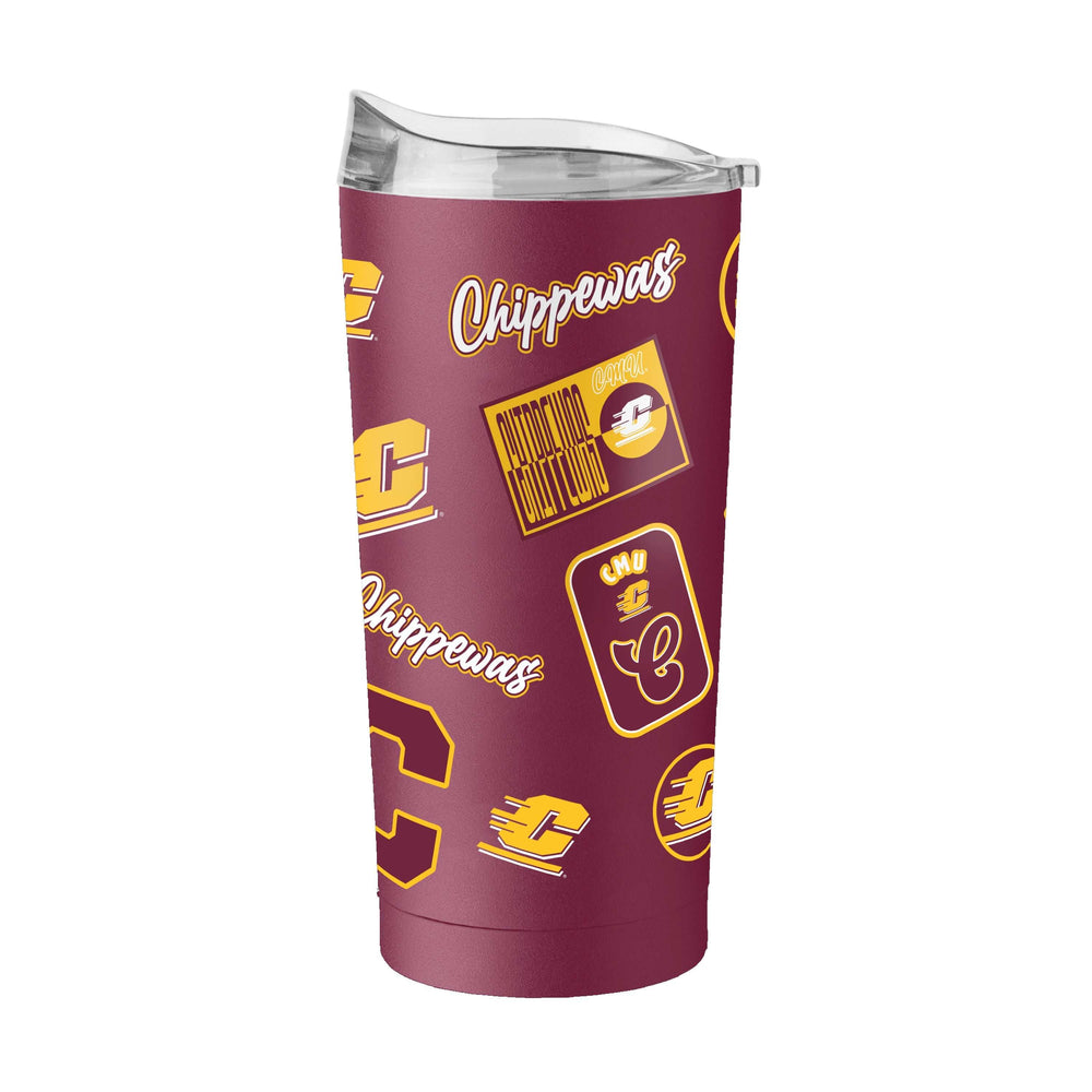 Central Michigan 20oz Dreamweave Powder Coat Tumbler - Logo Brands - Flyclothing LLC