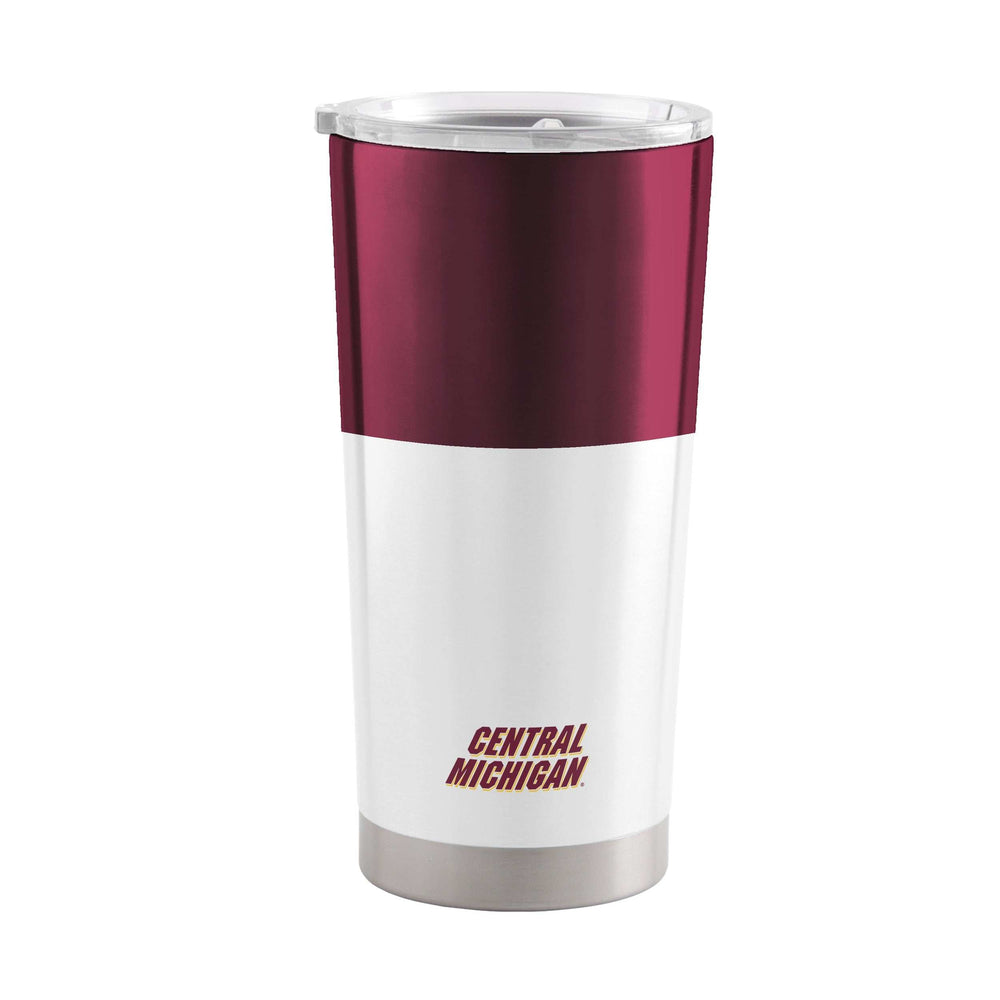 Central MI 20oz Colorblock Stainless Tumbler - Logo Brands - Flyclothing LLC