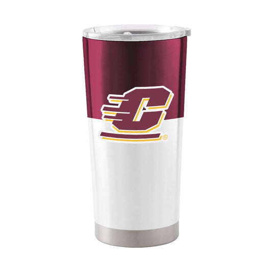 Central MI 20oz Colorblock Stainless Tumbler - Logo Brands - Flyclothing LLC