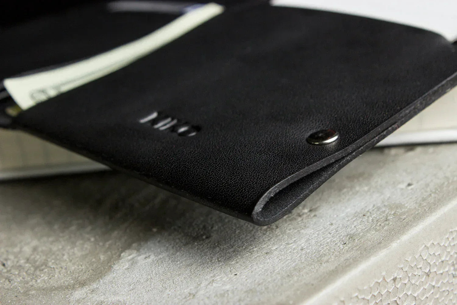 Unstitched Leather Twofold Wallet - Kiko Leather - Flyclothing LLC