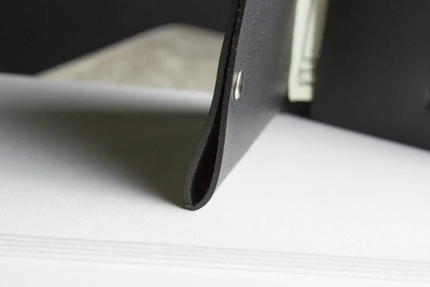 Unstitched Leather Twofold Wallet - Kiko Leather - Flyclothing LLC