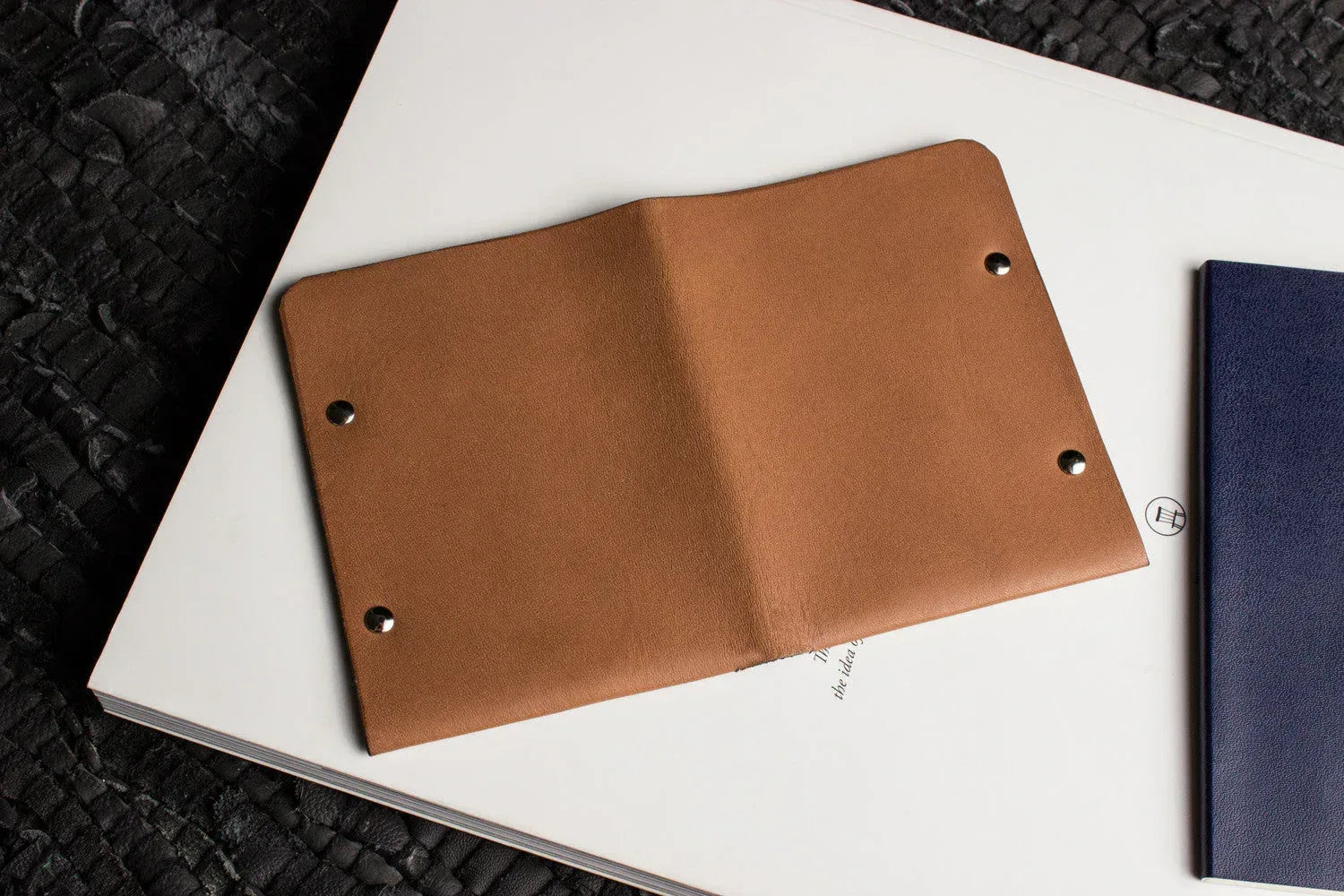 Unstitched Leather Twofold Wallet - Kiko Leather - Flyclothing LLC