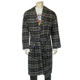 Rockmount Ranch Ware Western Adult Flannel Robe in Charcoal