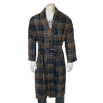 Rockmount Ranch Ware Western Adult Flannel Robe in Navy