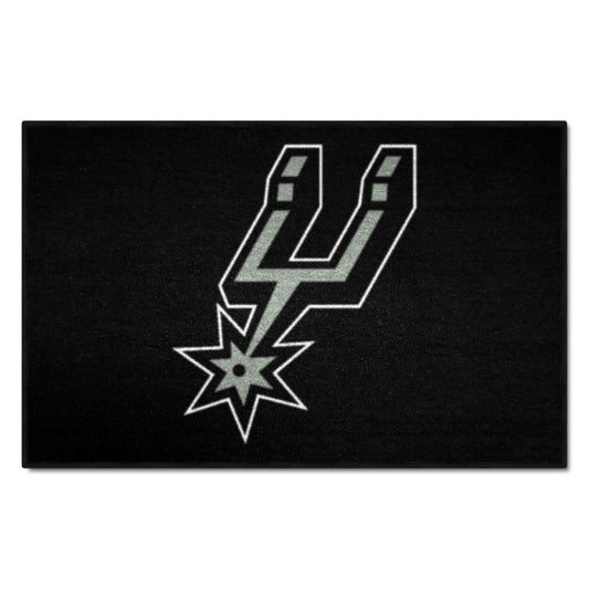 San Antonio Spurs Starter Mat Accent Rug - 19in. x 30in. - San Antonio Spurs