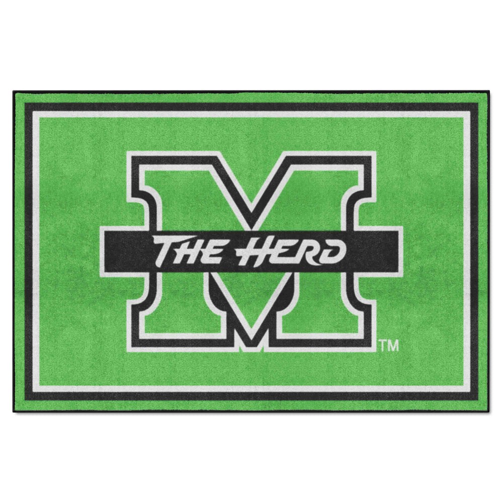 Marshall Thundering Herd 5ft. x 8 ft. Plush Area Rug - Marshall