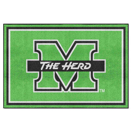 Marshall Thundering Herd 5ft. x 8 ft. Plush Area Rug - Marshall