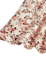 Floral Print Tie Strap Mini Dress - Trendsi - Flyclothing LLC