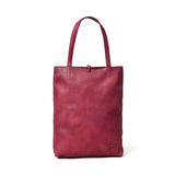 Maroon Leather Tote Bag - Classy Leather Bags - Flyclothing LLC