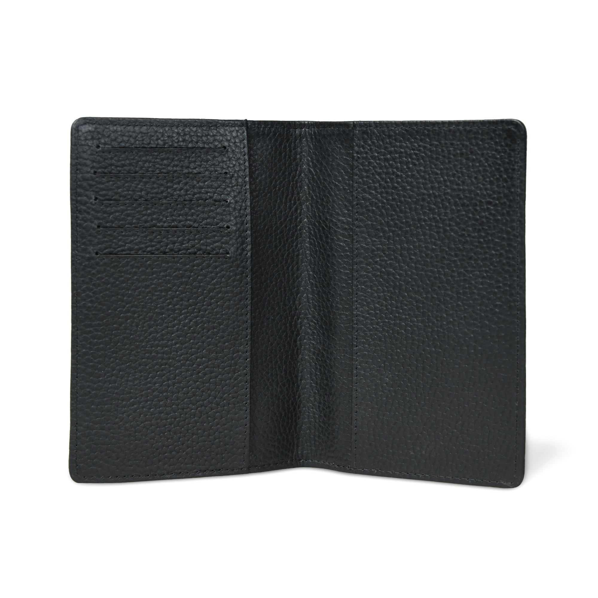 Adam Black Passport Holder - Classy Leather Bags - Flyclothing LLC
