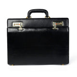 Black Office Suitcase Briefcase - Classy Leather Bags - Flyclothing LLC
