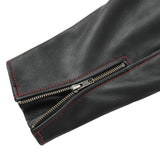 Redstrike Men’s Motorcycle Leather Jacket - First Manufacturing Company - Flyclothing LLC