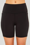 Love Tree High Waist Seam Detail Active Shorts - Trendsi