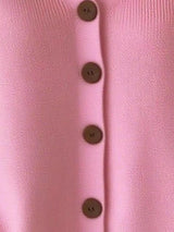 Full Size Button-Front V-Neck Cardigan Plus Size - Trendsi - Flyclothing LLC