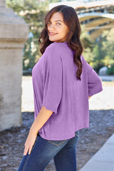 Basic Bae Bamboo Full Size Round Neck Drop Shoulder T-Shirt - Trendsi - Flyclothing LLC