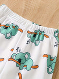 Children's Koala Graphic Hoodie & Pants Set - Trendsi - Flyclothing LLC