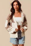 SO ME Checkered Button Front Ribbed Sweater Cardigan - Trendsi - Flyclothing LLC