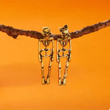 Halloween Skeleton Drop Earrings - Trendsi - Flyclothing LLC
