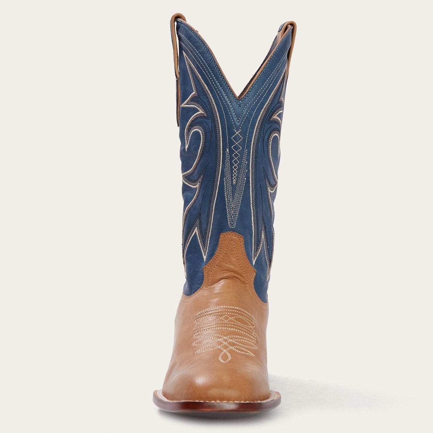 Stetson Casper Tan & Blue Matte Cowboy Boot - Stetson - Flyclothing LLC