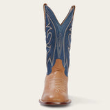 Stetson Casper Tan & Blue Matte Cowboy Boot - Stetson - Flyclothing LLC