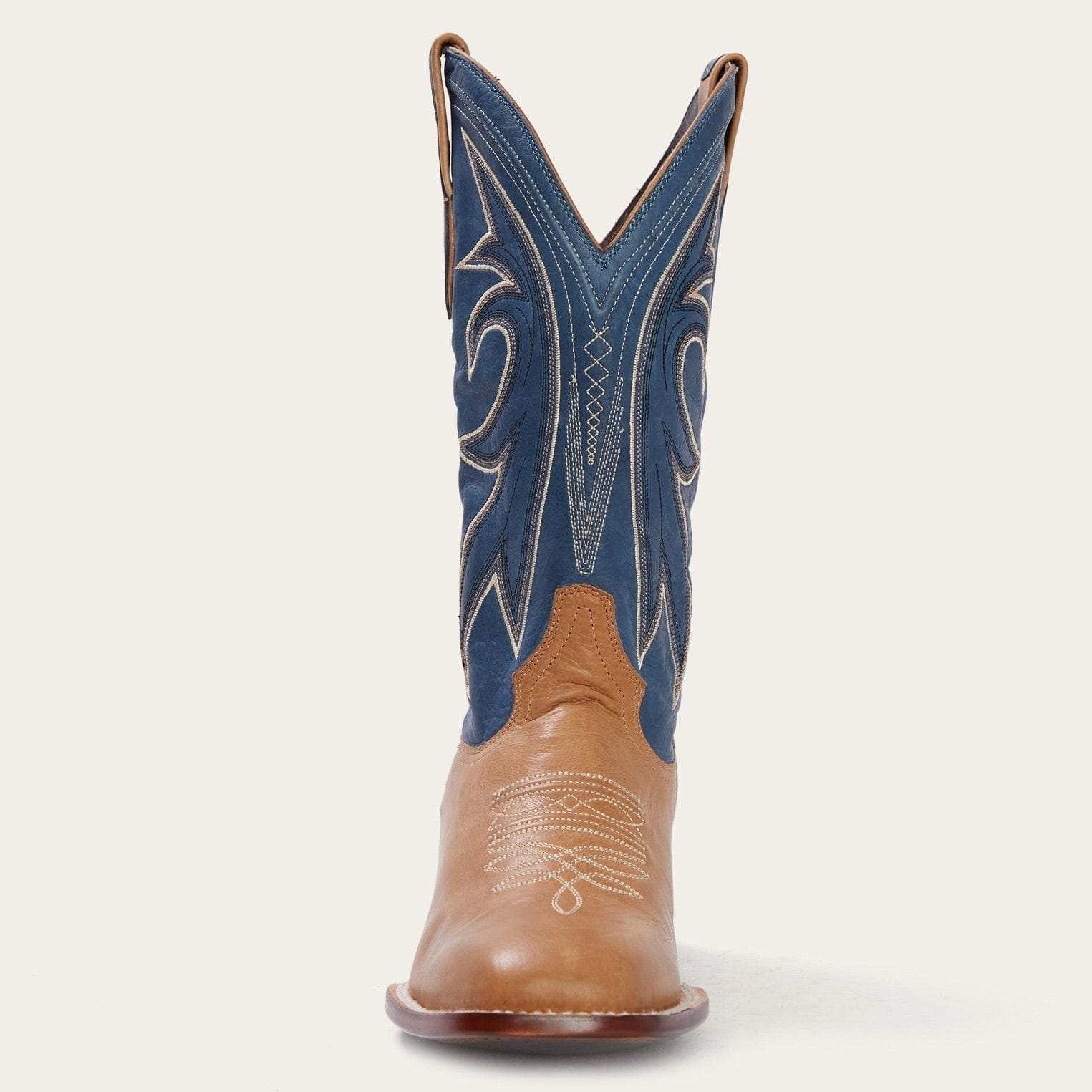 Stetson Casper Tan & Blue Matte Cowboy Boot - Stetson - Flyclothing LLC