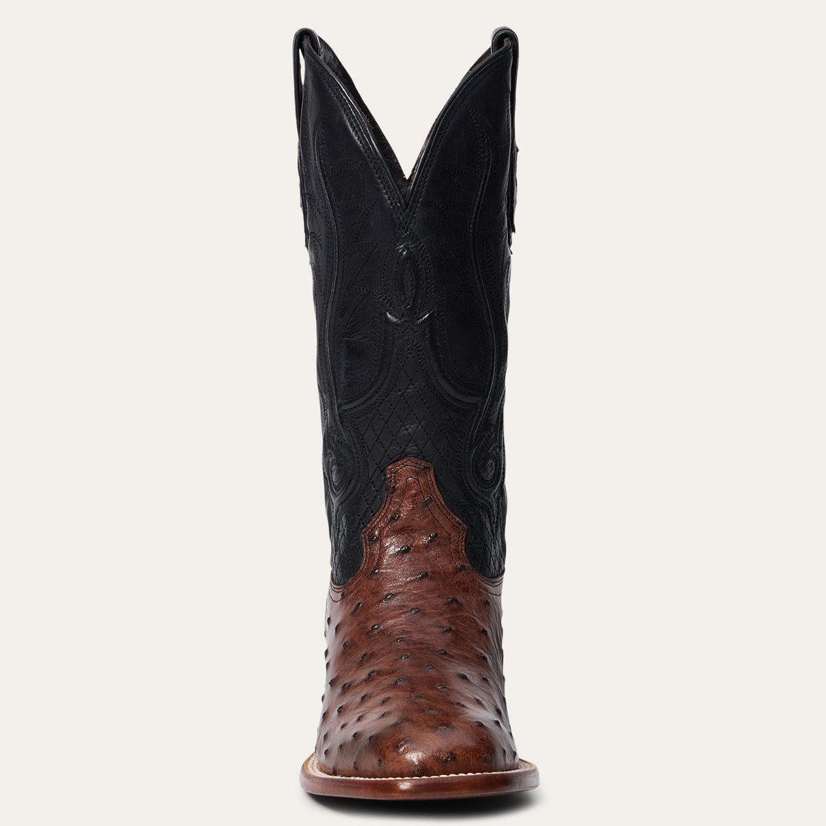 Stetson Ozzy Ostrich Boot Dark Brown - Stetson - Flyclothing LLC