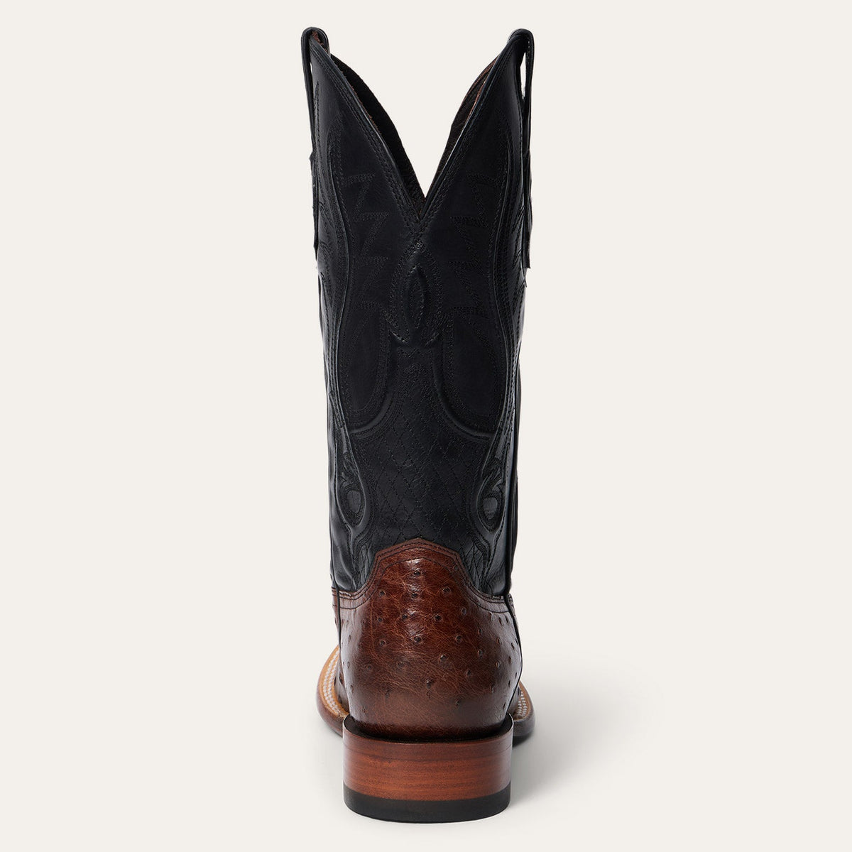 Stetson Ozzy Ostrich Boot Dark Brown - Stetson - Flyclothing LLC