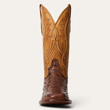 Stetson Ozzy Ostrich Boot Tan/Brown - Stetson - Flyclothing LLC