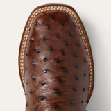 Stetson Ozzy Ostrich Boot Tan/Brown - Stetson - Flyclothing LLC