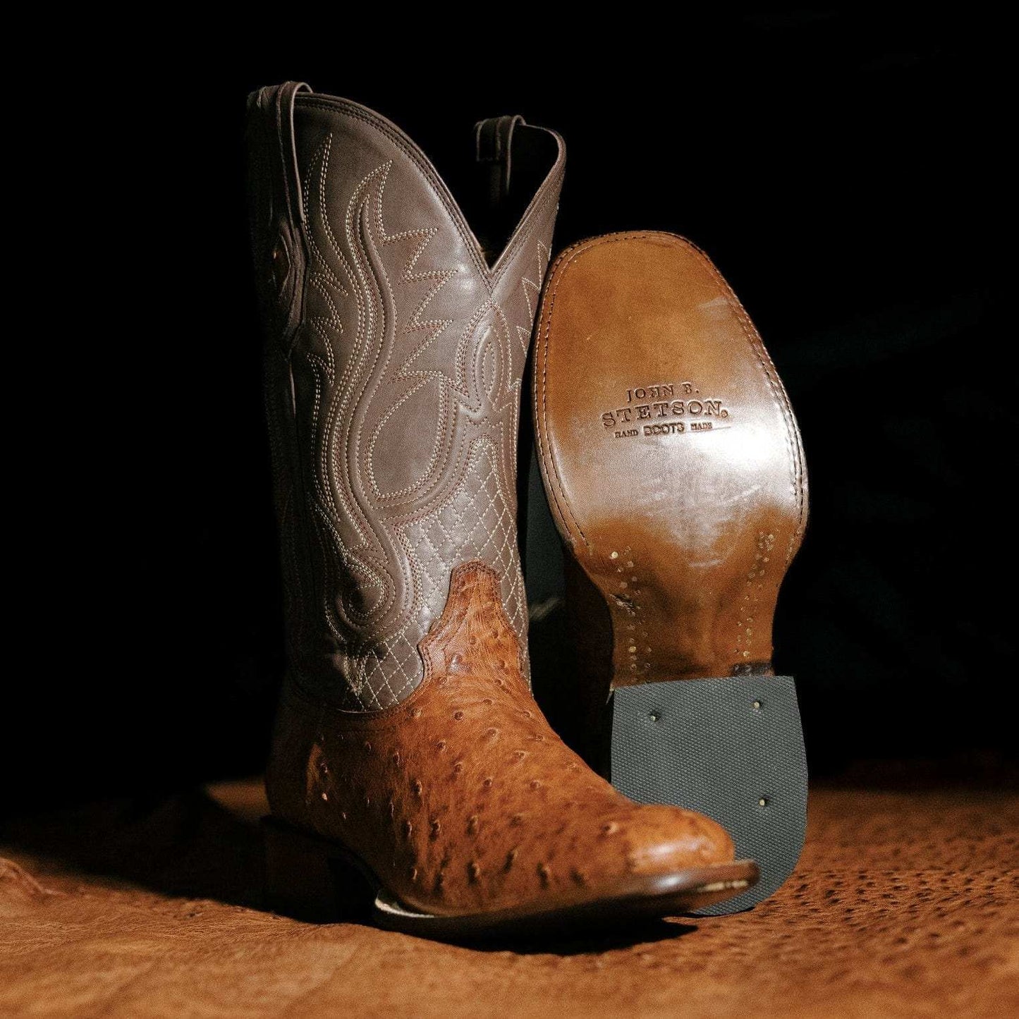 Stetson Ozzy Ostrich Boot - Stetson - Flyclothing LLC
